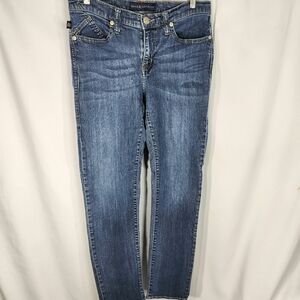 Rock & Republic Blue BERLIN Style Studded 5 Pocket Denim Blue Jeans Size 10S